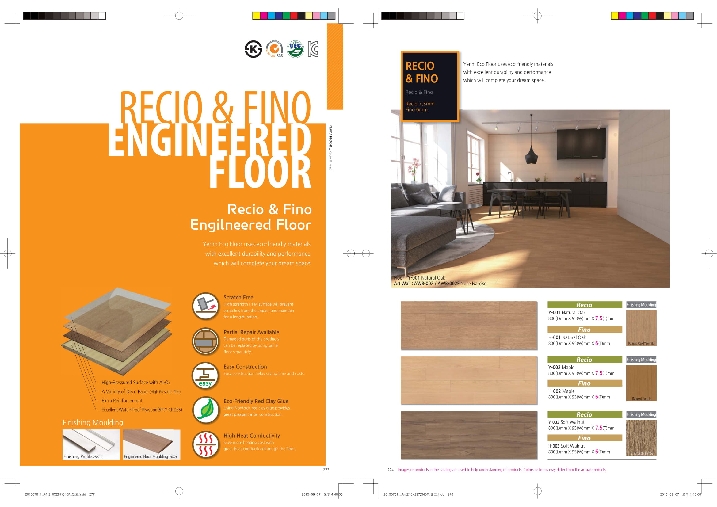 Yerim Recio and Fino Engineered Floor